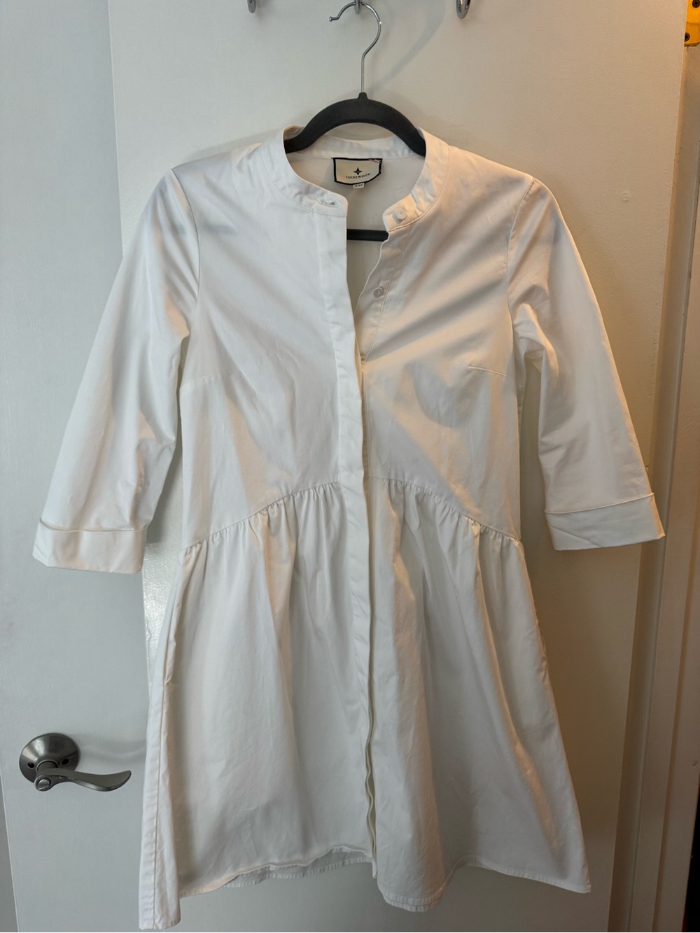 Tuckernuck Poplin 3/4 Sleeve Mini Dress